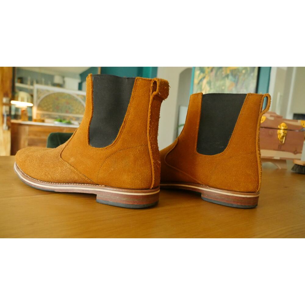 Mens 12 D USA Helm Riley Chelsea Boots (Rancourt Made) - Picture 3 of 14